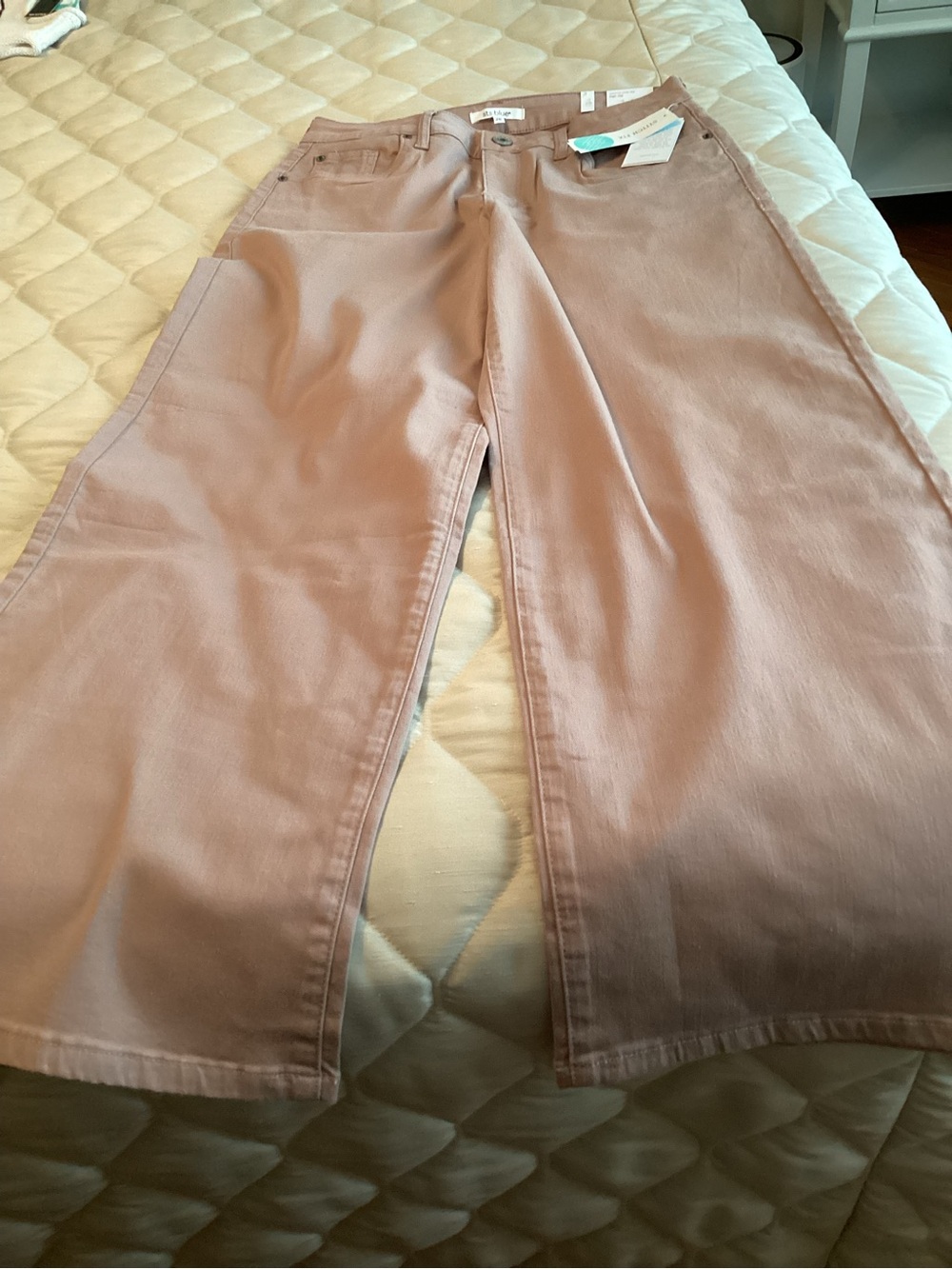 STS Blue High-Rise Wide Leg Jeans in Dusty Rose Size 28